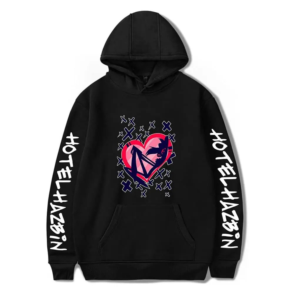Winter Clothing Gift Ideas - Hazbin Hotel surdimensionné unisexe Streetwear surdimensionné