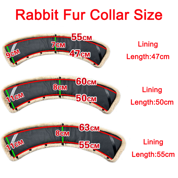 Winter Clothing Pk - Col en fourrure de lapin Rex