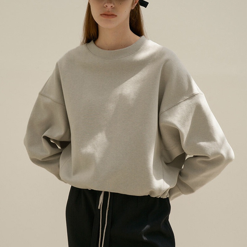 Winter Clothing Drawing - Veste courte ample pour femme, sweat-shirt