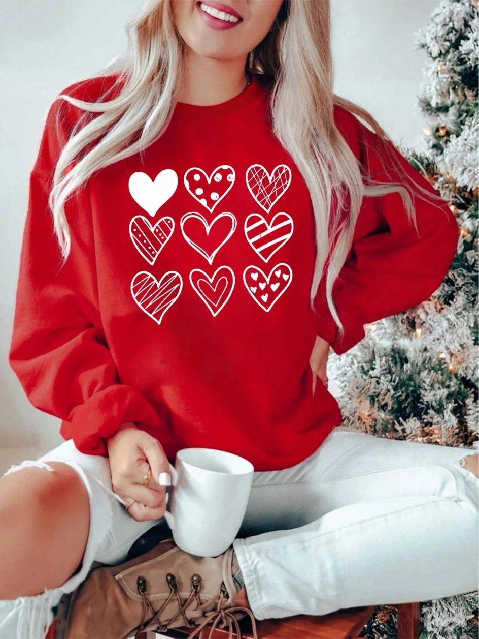 Winter Clothing Drawing - Sweat-shirt à capuche pour femmes, lignes
