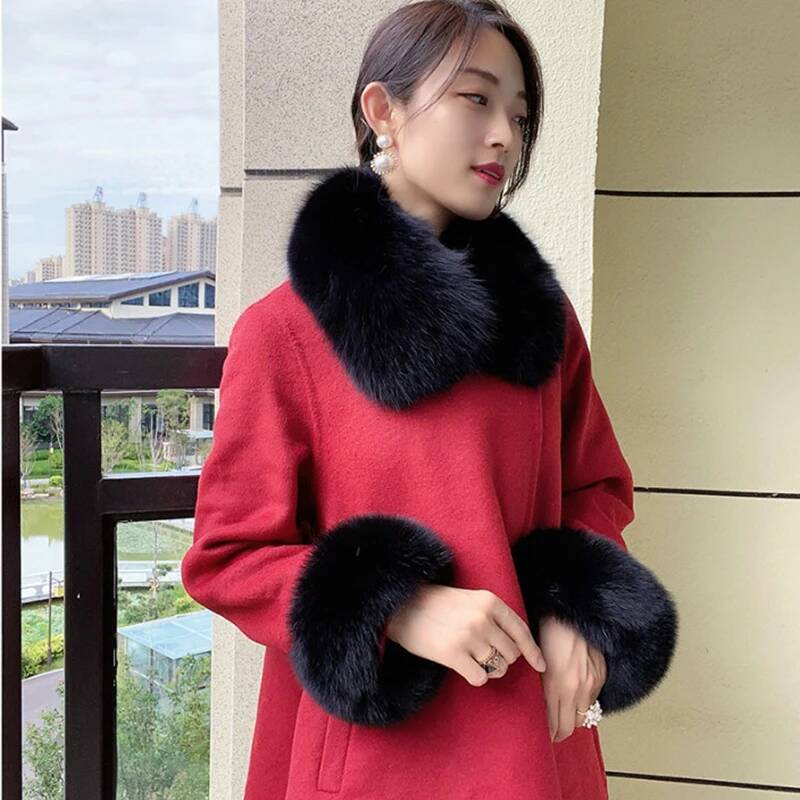Col en fourrure de renard véri - Winter Clothing Pk avis et prix