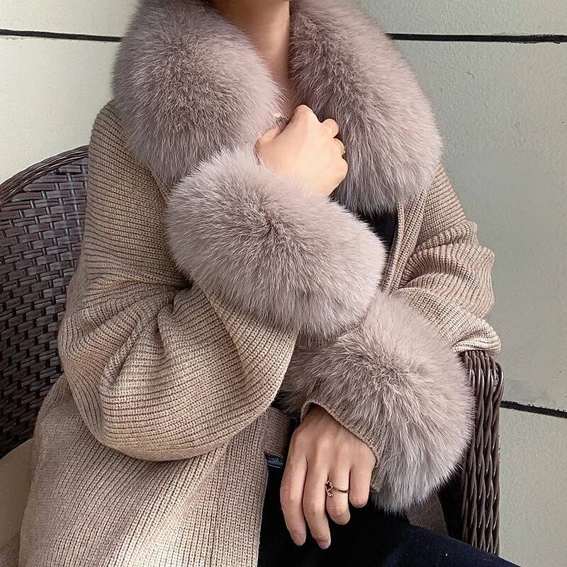 Col en fourrure de renard véri - Winter Clothing Pk avis et prix