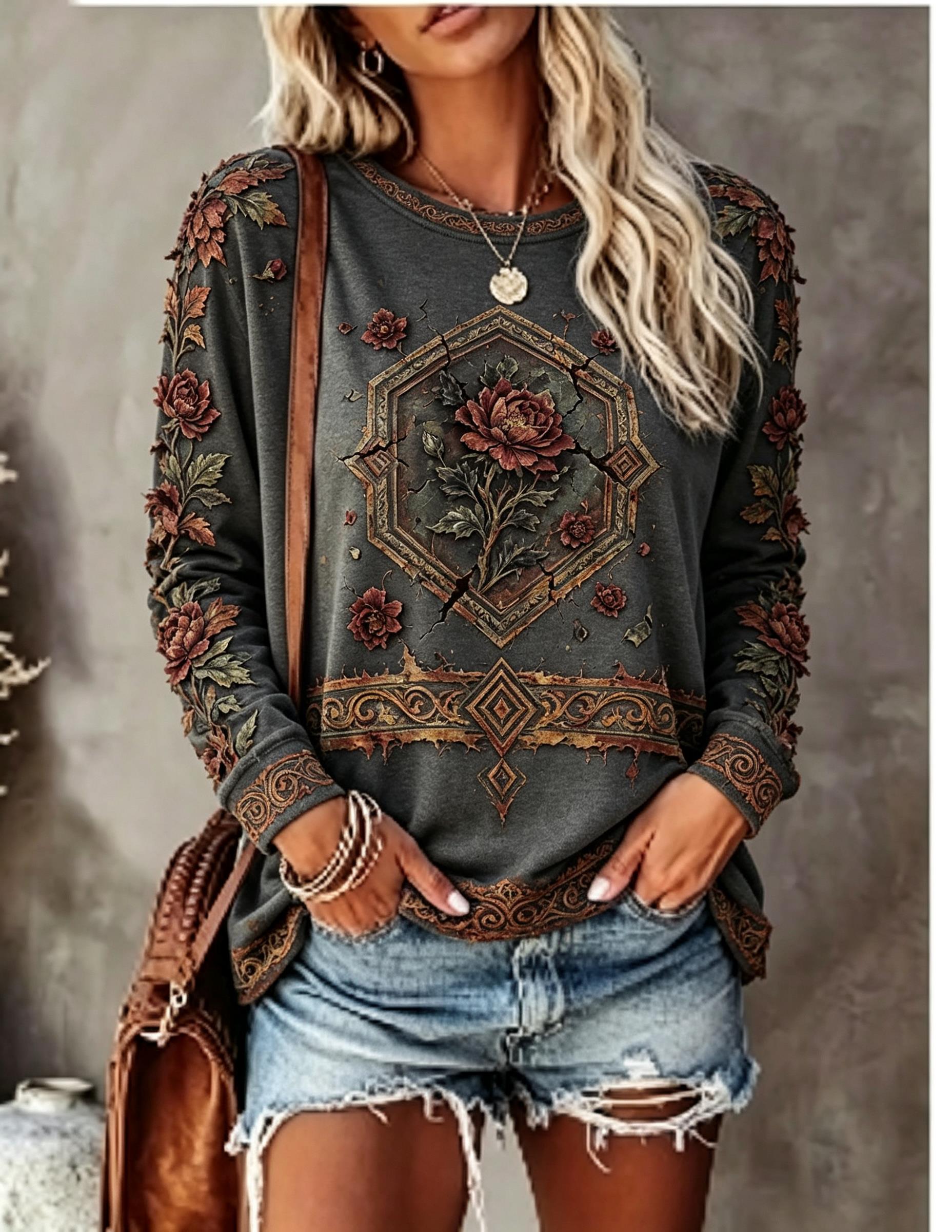 T-shirt à manches longues et c - Winter Clothing For Women avis et prix