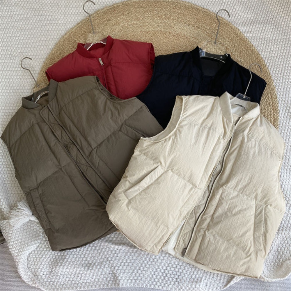 Gilet parka chaud col rond hiv - Winter Clothing Hong Kong avis et prix