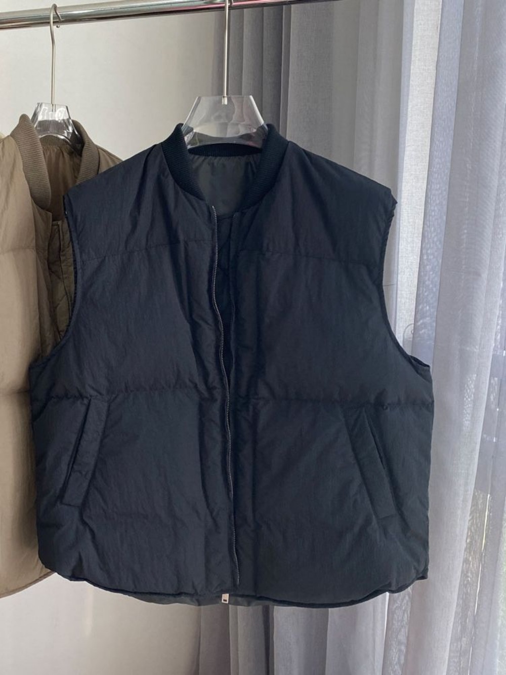 Gilet parka chaud col rond hiv - Winter Clothing Hong Kong avis et prix