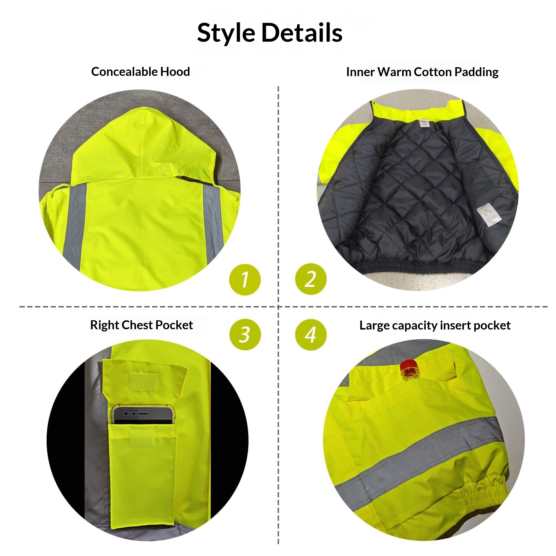 Veste d'hiver haute visibilité - Winter Clothing Pk avis et prix