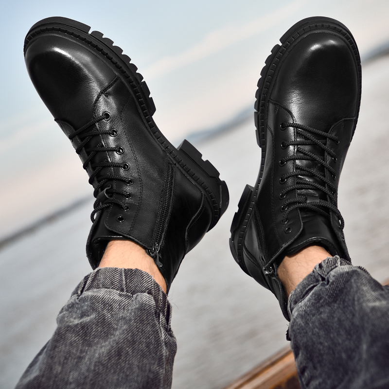 Bottes en cuir véritable pour  - Winter Clothing Hiking avis et prix