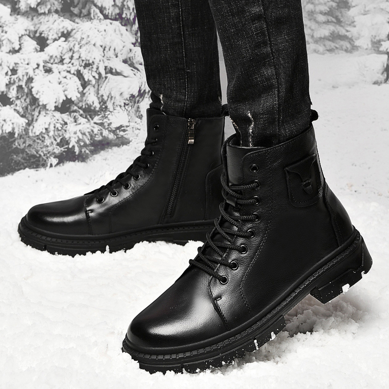 Bottes en cuir véritable pour  - Winter Clothing Hiking avis et prix