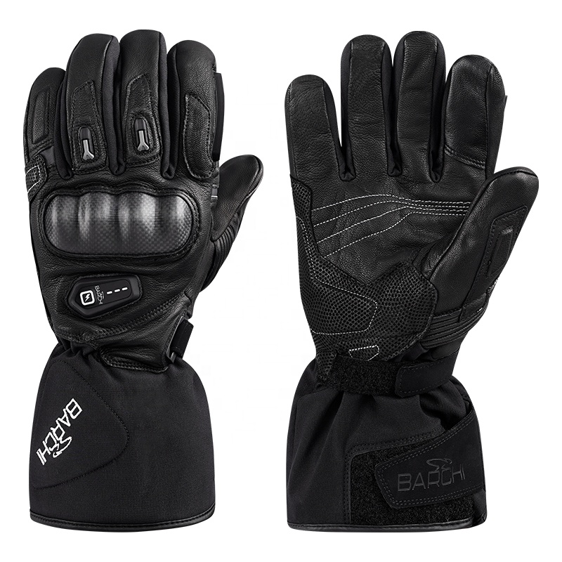 Gants de moto en cuir chauffan - Heated Gloves Electric avis et prix