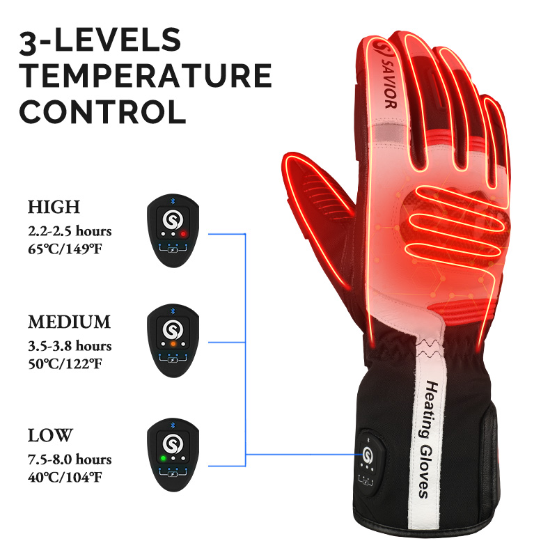 Gants de moto d'hiver, gants d - Heated Gloves Electric avis et prix